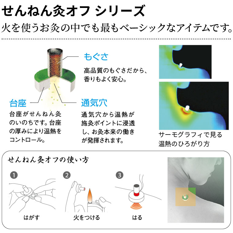 せんねん灸オフ しょうがきゅう 八景 | タカチホメディカルショップ