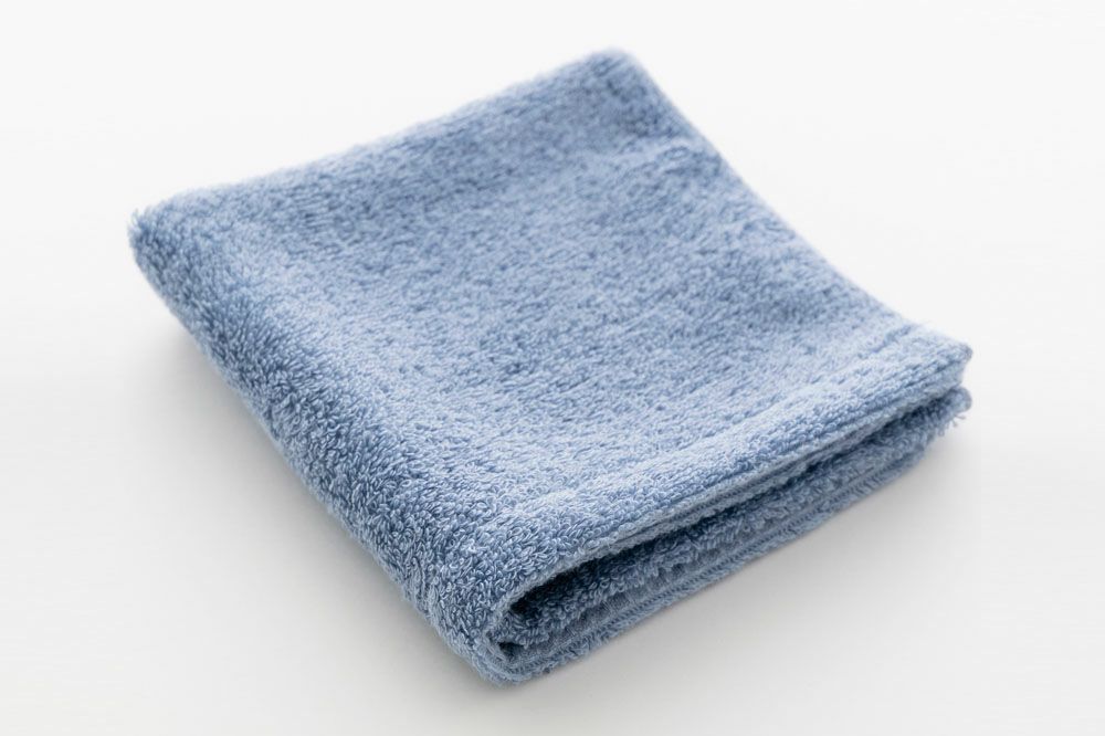 LifE ウォッシュタオル　ブルーグレー