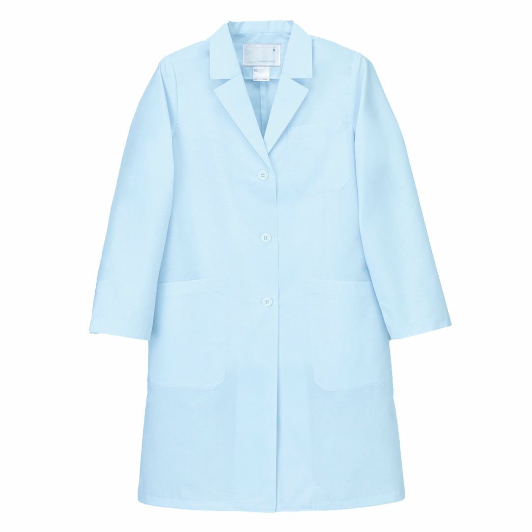SE-3555 女子シングル診察衣　ブルー