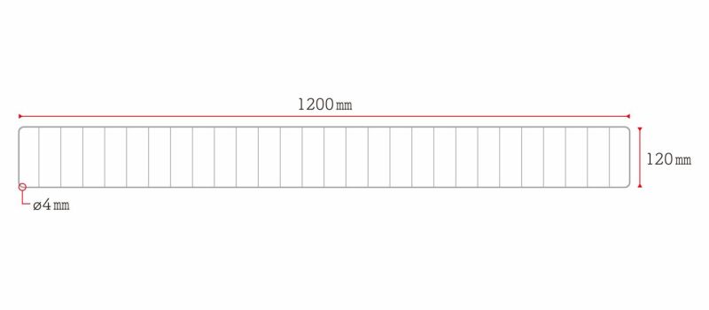 ケアシーネ クラーメル 枠型 120×1200㎜